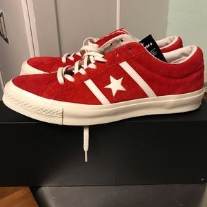 Converse One Academy Star Red Suede